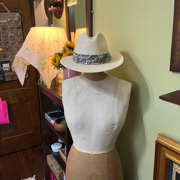 Vintage Chi Chi for Bollman Collection Straw Golf Hat - Picture 8 of 8